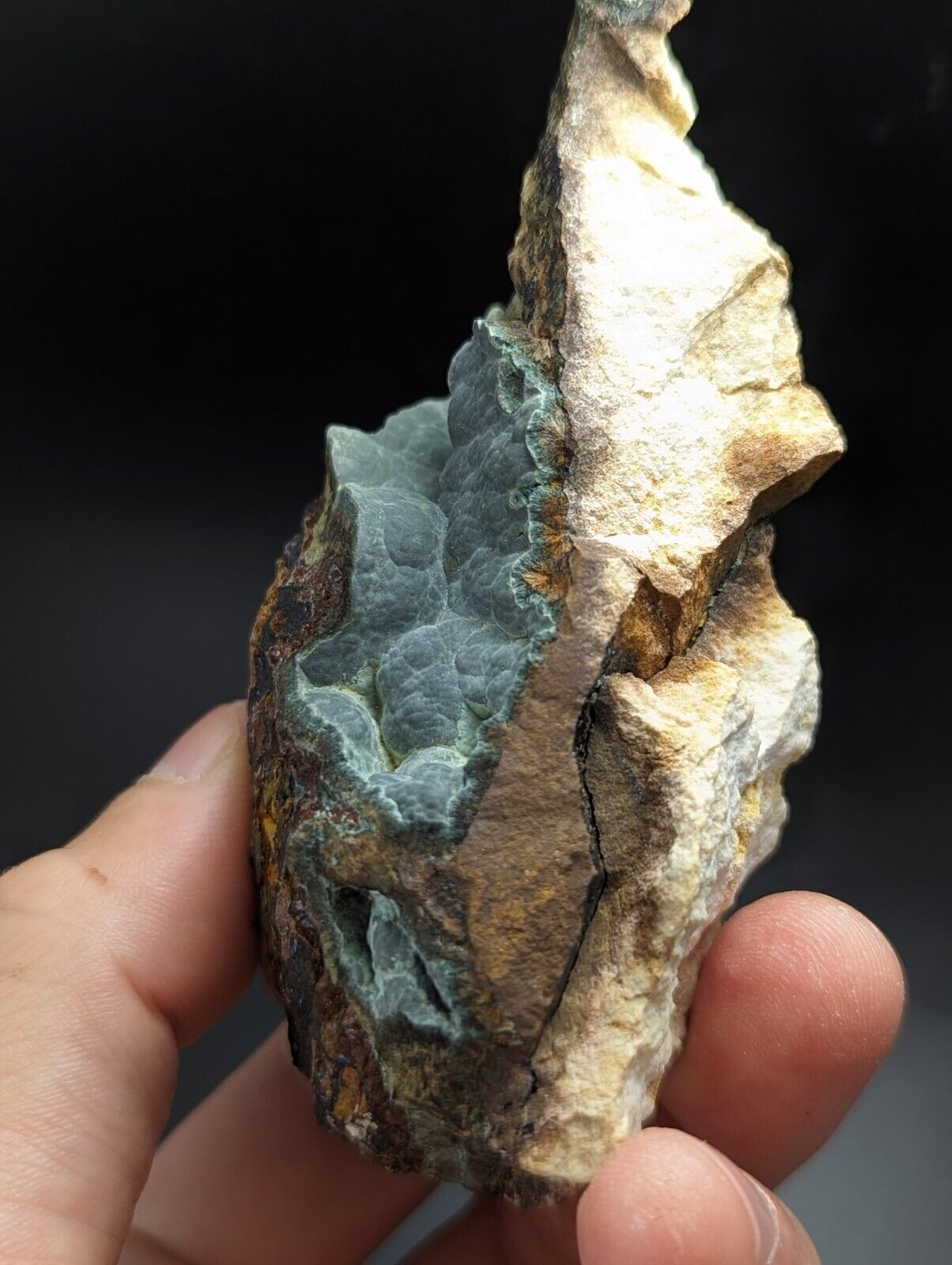 Kidwellite Dufrenite Beraunite etc (VERY RARE 3 Oaks Gap Polk Co. Arkansas) - Collectibles:Rocks Fossils &