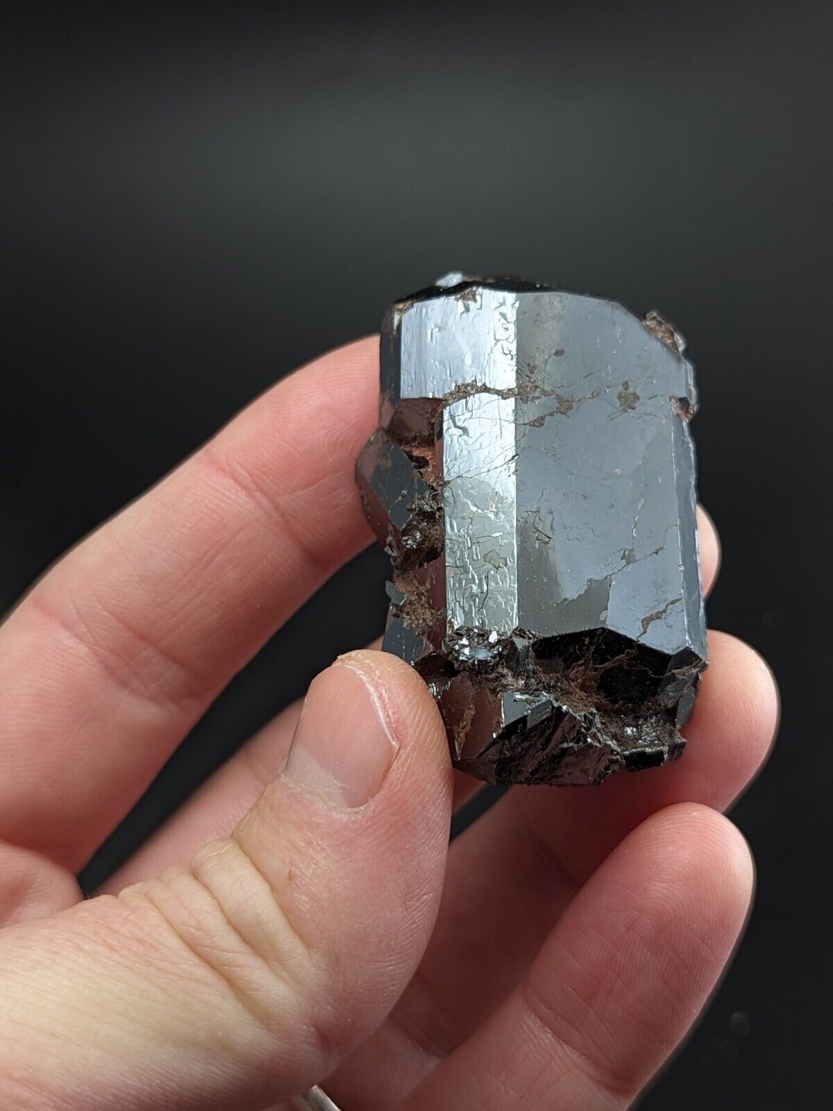 Large A + Unique Rutile Crystal - Graves Mountain Lincolnton Georgia old stock - Collectibles:Rocks Fossils &