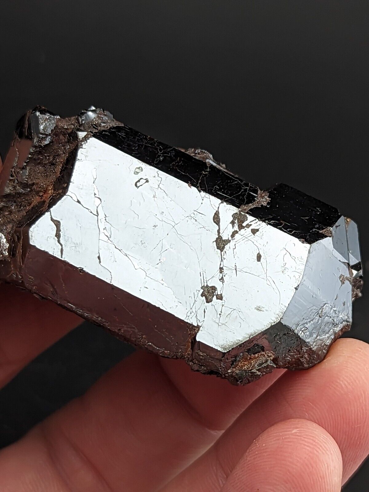 Large A + Unique Rutile Crystal - Graves Mountain Lincolnton Georgia old stock - Collectibles:Rocks Fossils &