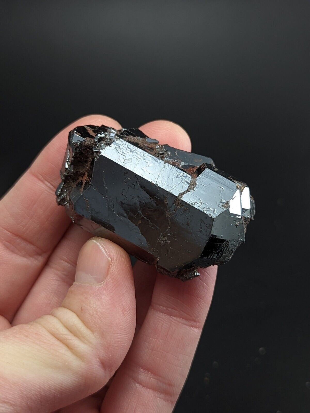Large A + Unique Rutile Crystal - Graves Mountain Lincolnton Georgia old stock - Collectibles:Rocks Fossils &