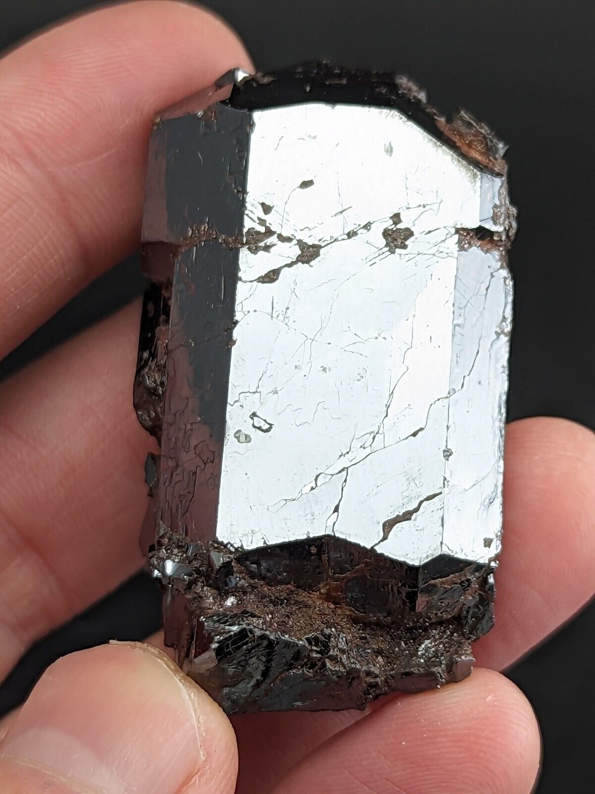 Large A + Unique Rutile Crystal - Graves Mountain Lincolnton Georgia old stock - Collectibles:Rocks Fossils &