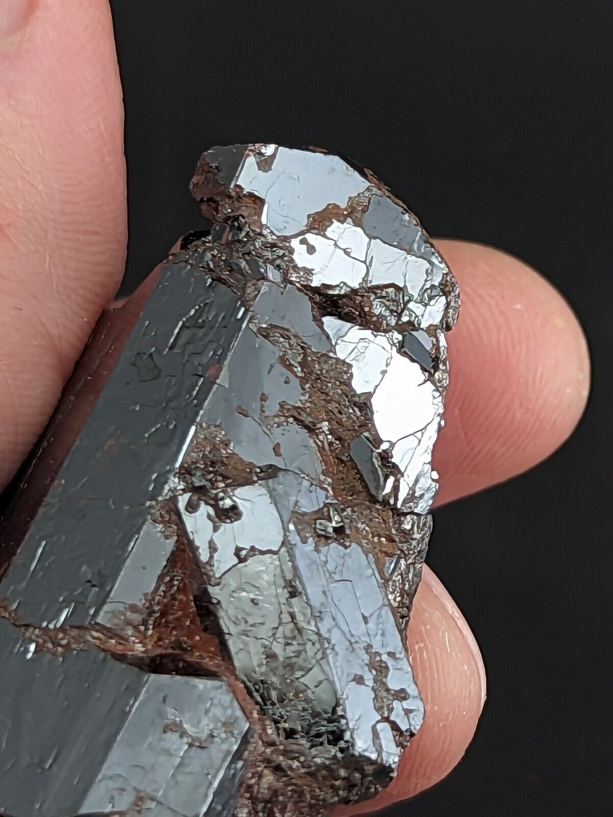 Large A + Unique Rutile Crystal - Graves Mountain Lincolnton Georgia old stock - Collectibles:Rocks Fossils &