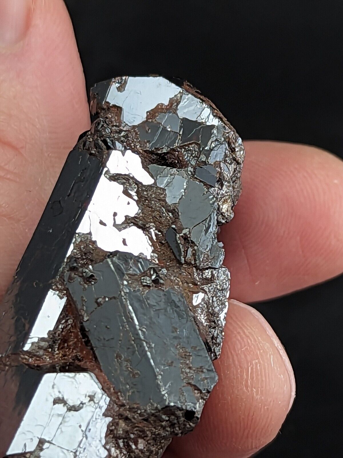 Large A + Unique Rutile Crystal - Graves Mountain Lincolnton Georgia old stock - Collectibles:Rocks Fossils &