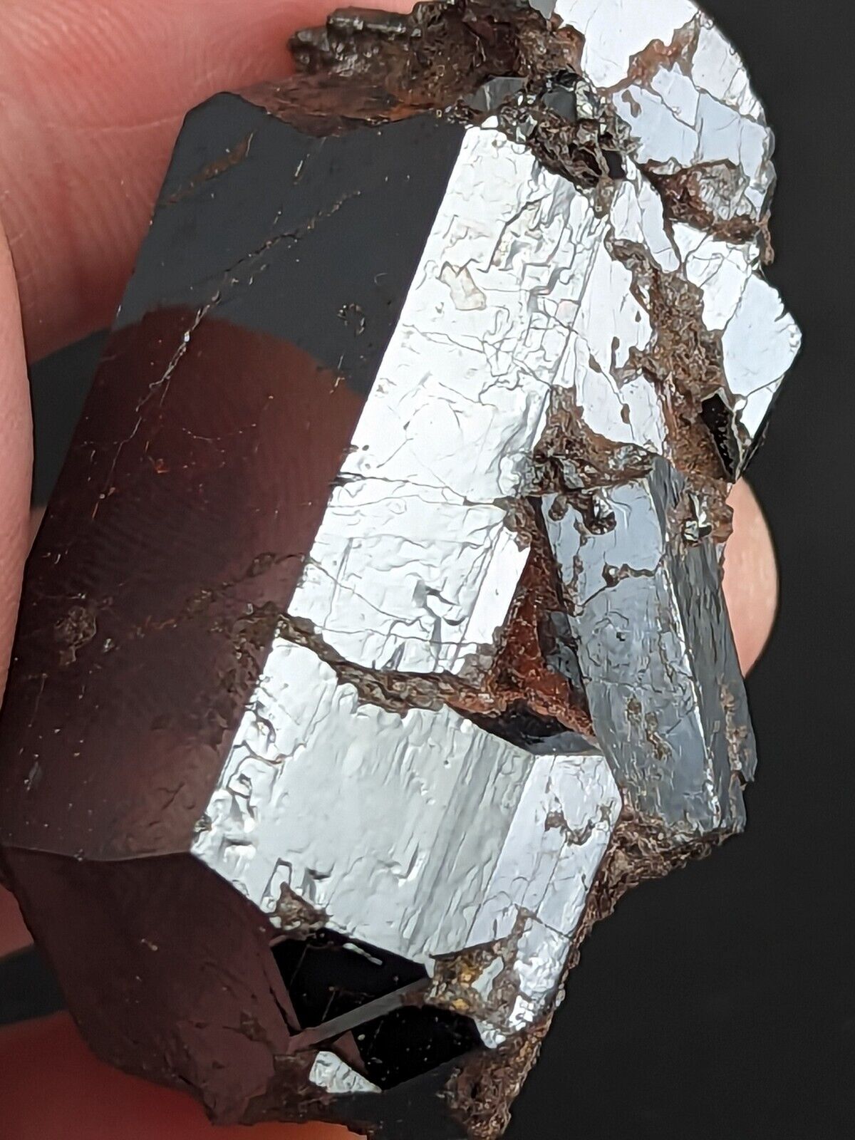 Large A + Unique Rutile Crystal - Graves Mountain Lincolnton Georgia old stock - Collectibles:Rocks Fossils &