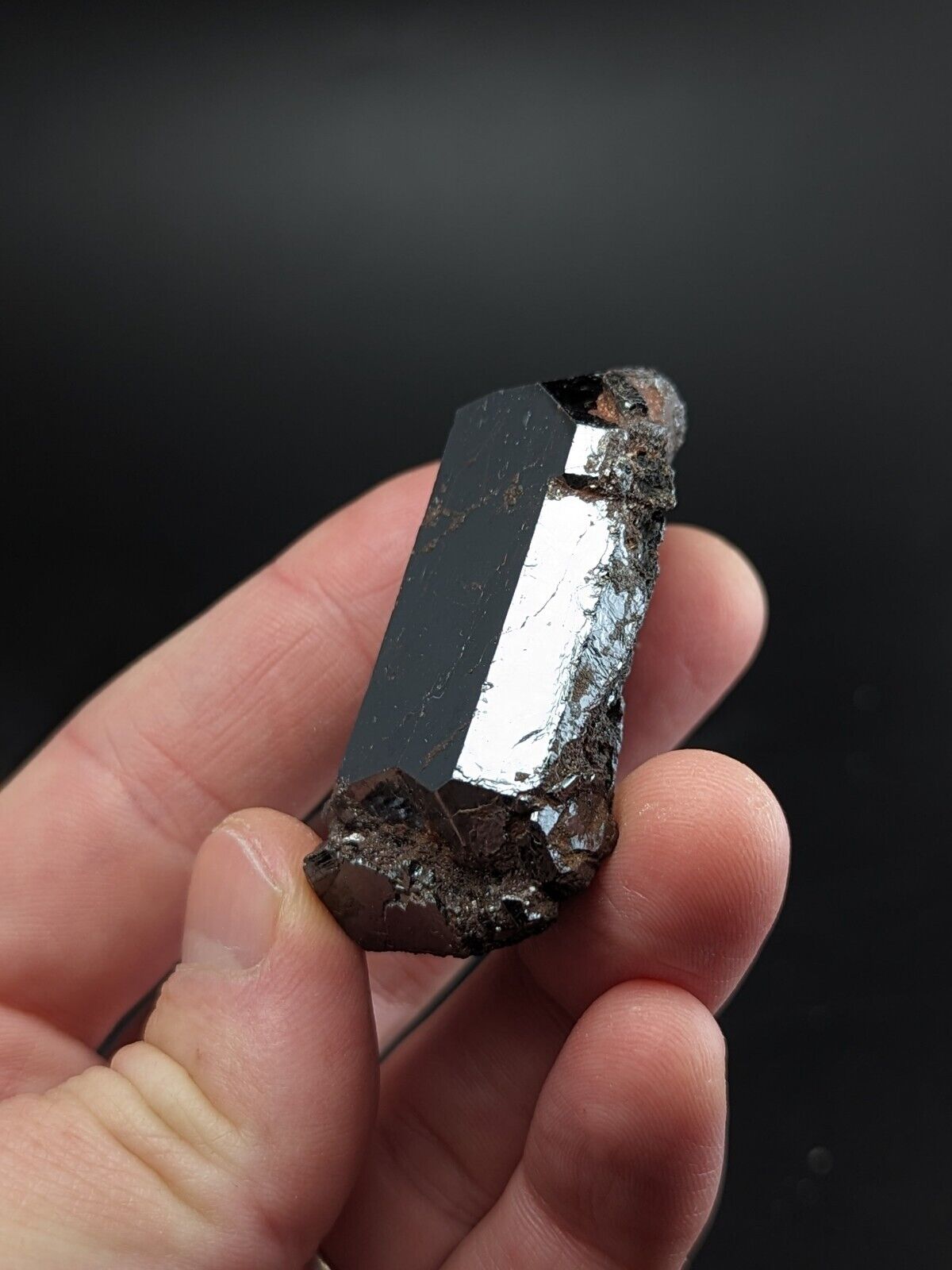 Large A + Unique Rutile Crystal - Graves Mountain Lincolnton Georgia old stock - Collectibles:Rocks Fossils &