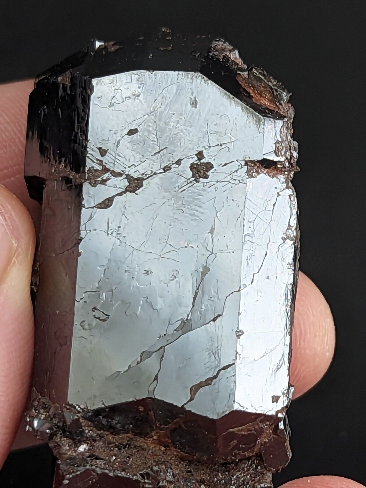 Large A + Unique Rutile Crystal - Graves Mountain Lincolnton Georgia old stock - Collectibles:Rocks Fossils &