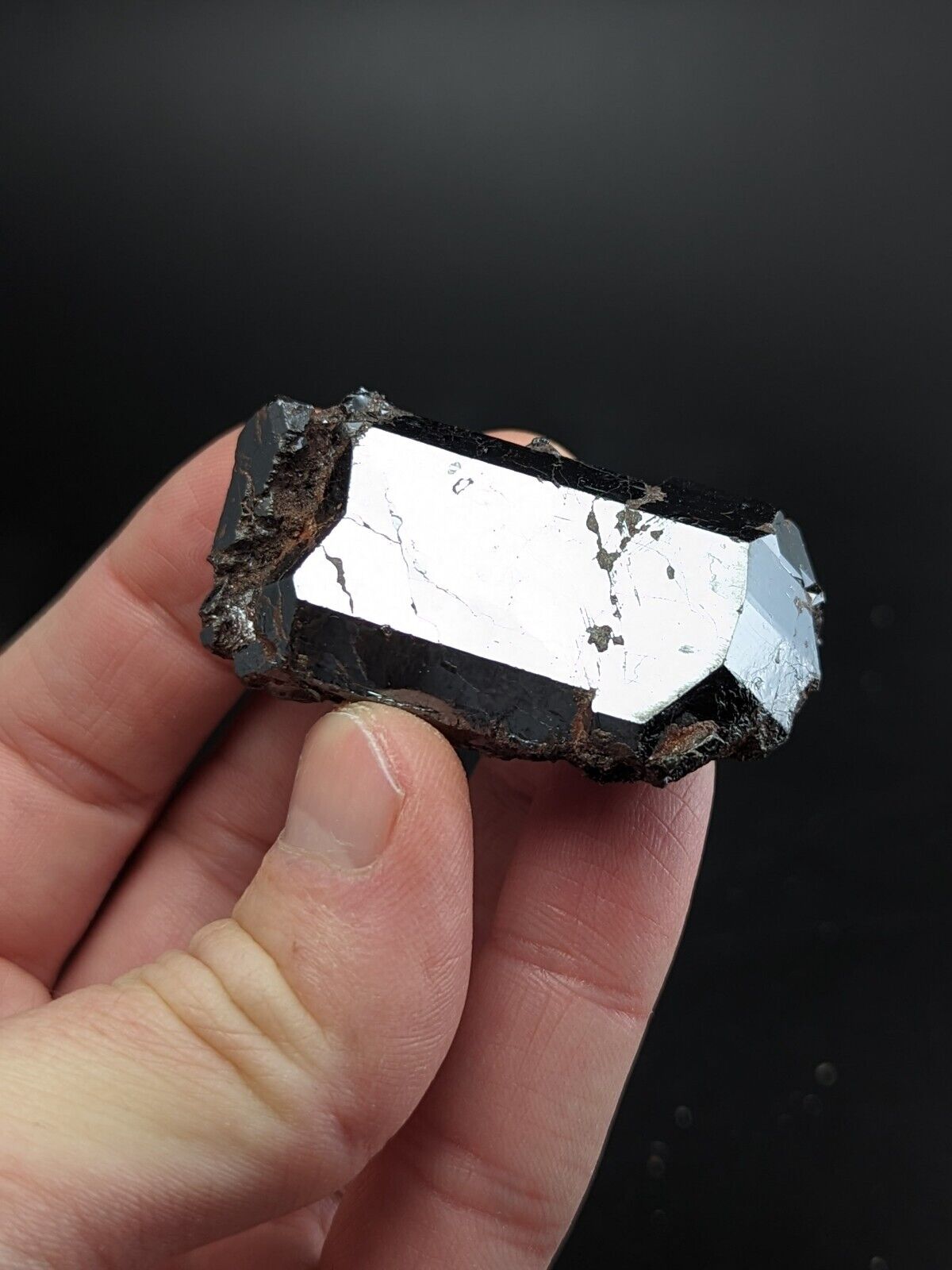 Large A + Unique Rutile Crystal - Graves Mountain Lincolnton Georgia old stock - Collectibles:Rocks Fossils &