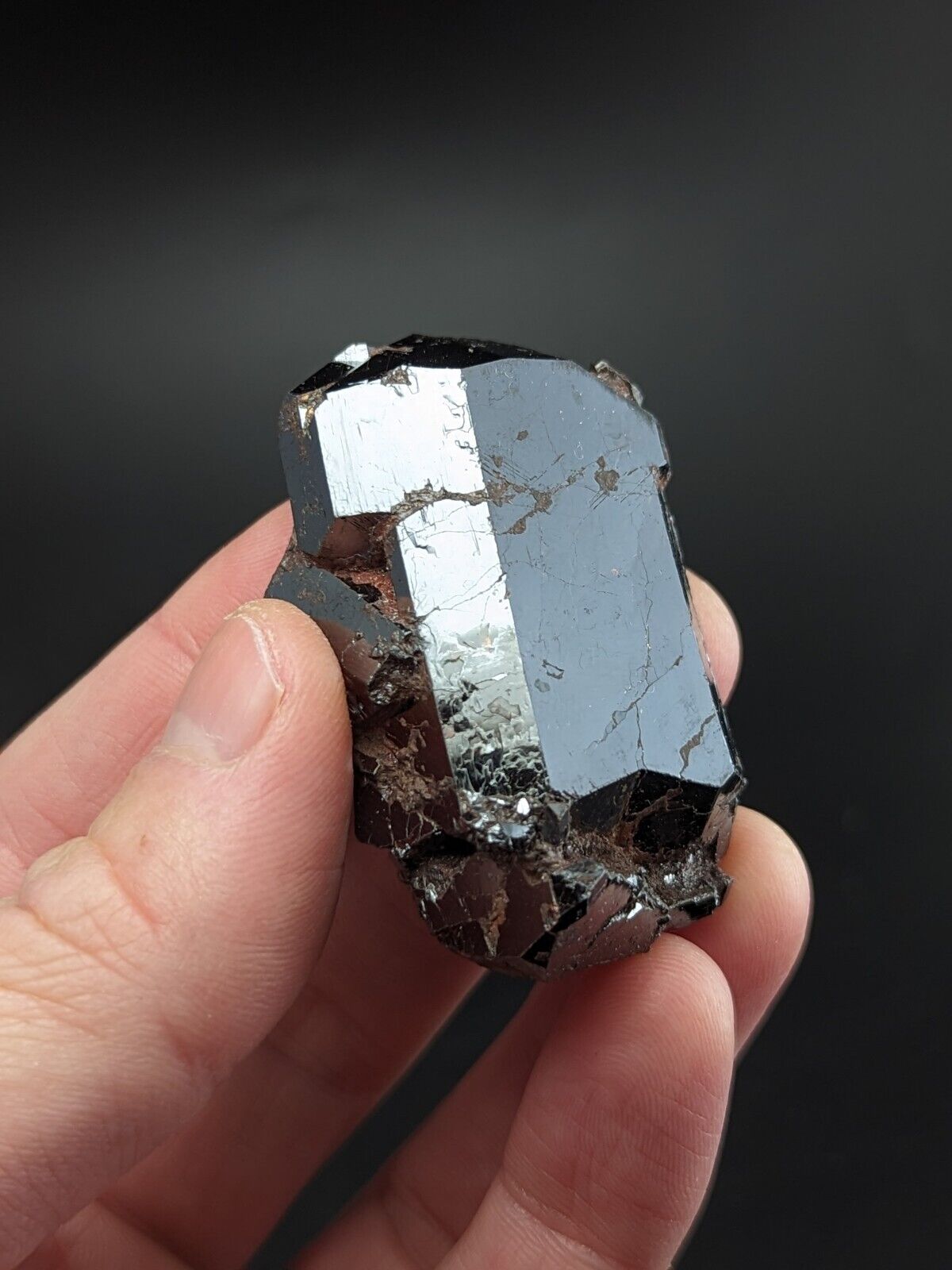 Large A + Unique Rutile Crystal - Graves Mountain Lincolnton Georgia old stock - Collectibles:Rocks Fossils &