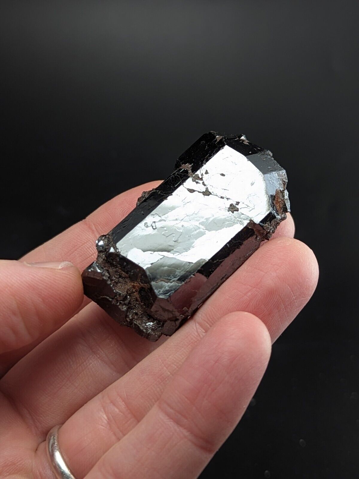 Large A + Unique Rutile Crystal - Graves Mountain Lincolnton Georgia old stock - Collectibles:Rocks Fossils &