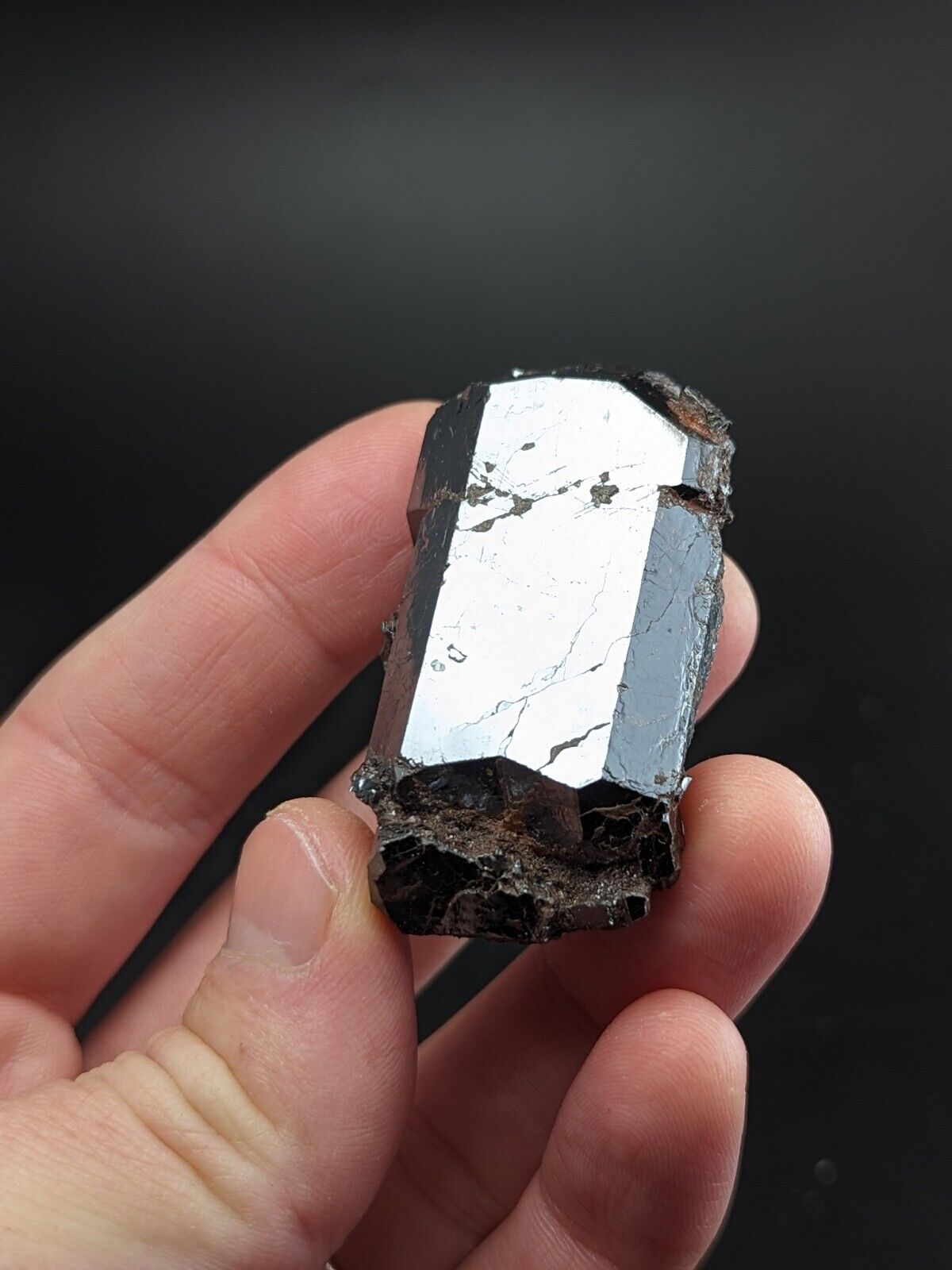 Large A + Unique Rutile Crystal - Graves Mountain Lincolnton Georgia old stock - Collectibles:Rocks Fossils &