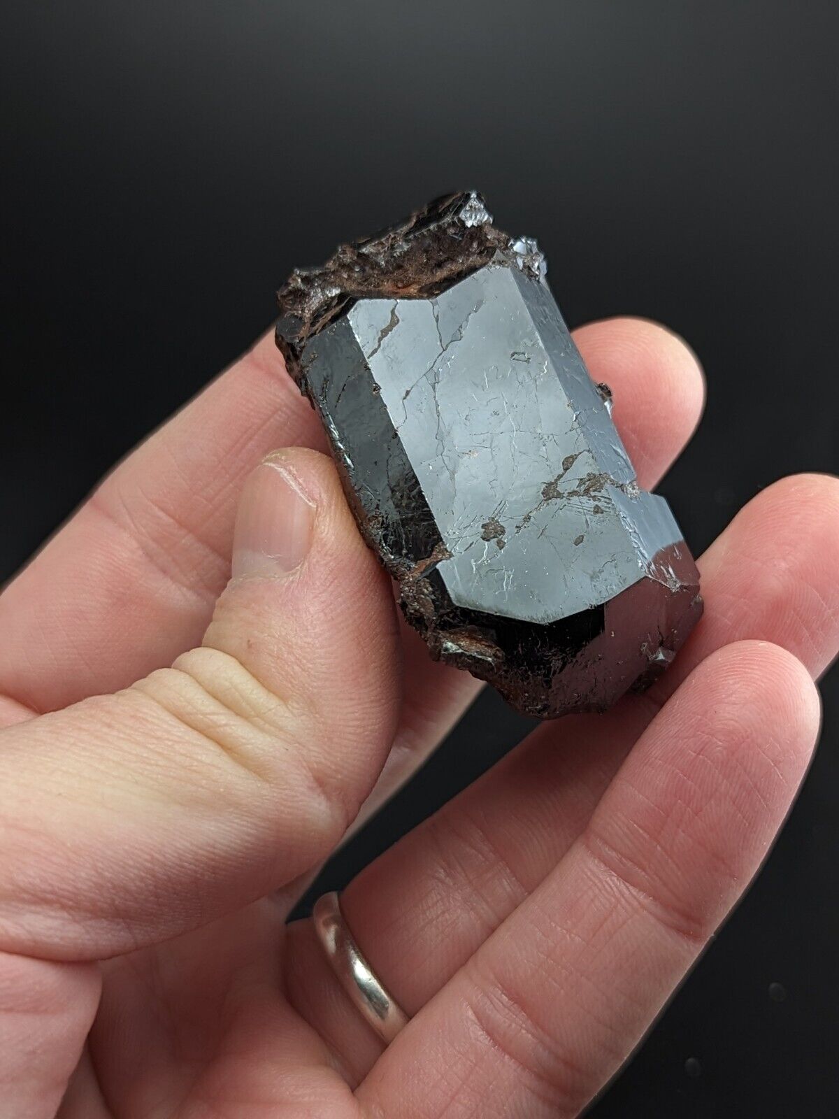 Large A + Unique Rutile Crystal - Graves Mountain Lincolnton Georgia old stock - Collectibles:Rocks Fossils &