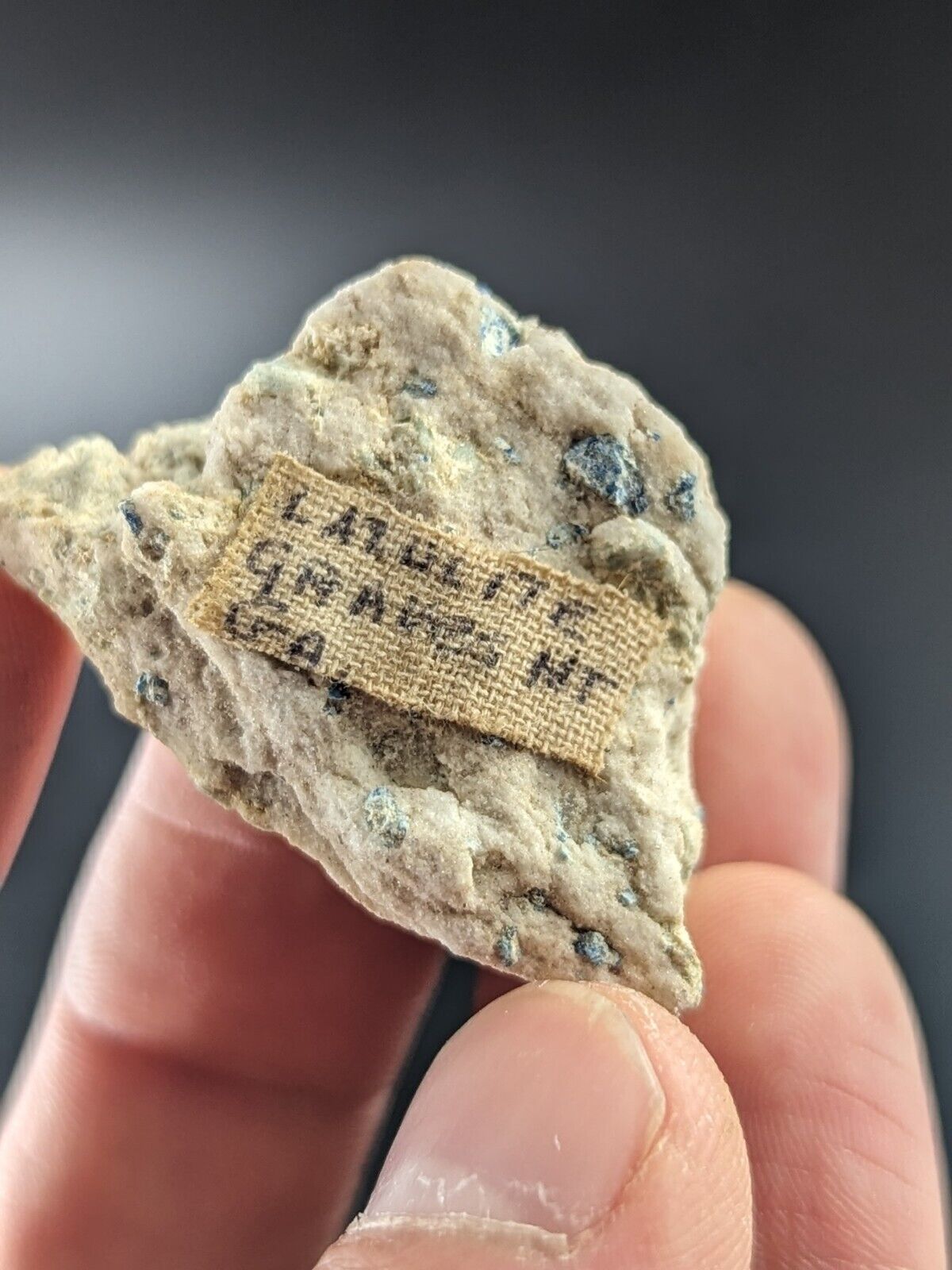 Lazulite Old Stock Graves Mountain Georgia USA - Collectibles:Rocks Fossils & Minerals:Crystals Mineral