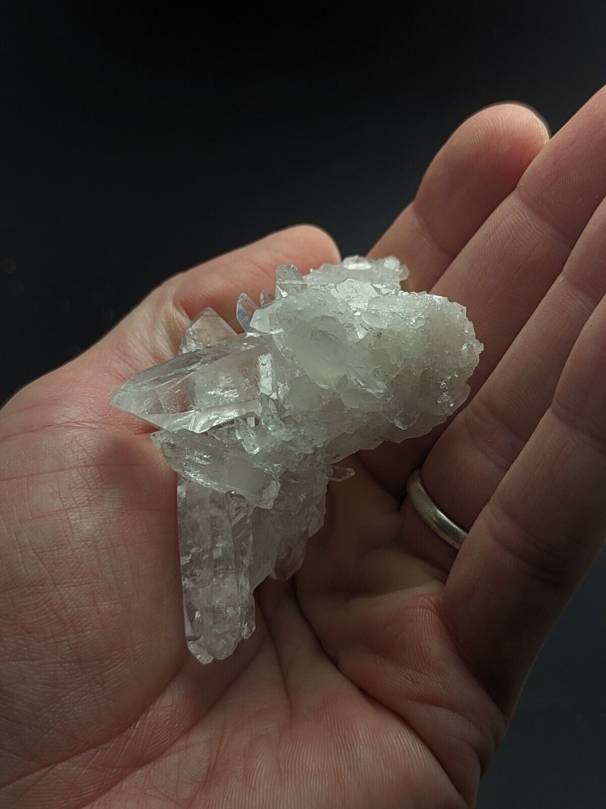 Manifestation Quartz Crystal Cluster Old Stock Garland County Arkansas ooak - Collectibles:Rocks Fossils &