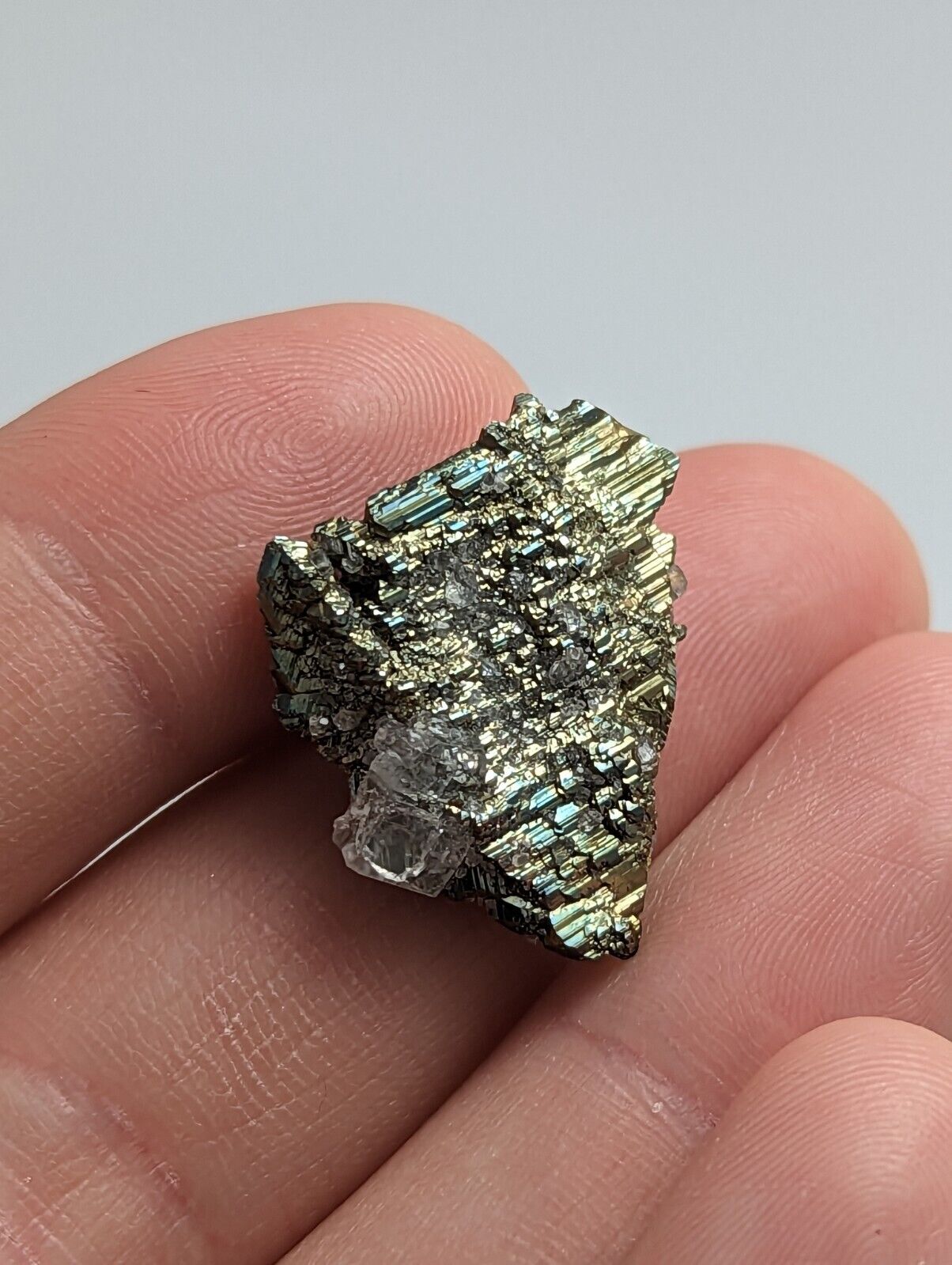 Marcasite with Calcite Linwood Mine Iowa USA - Collectibles:Rocks Fossils & Minerals:Crystals Mineral Specimens:Display