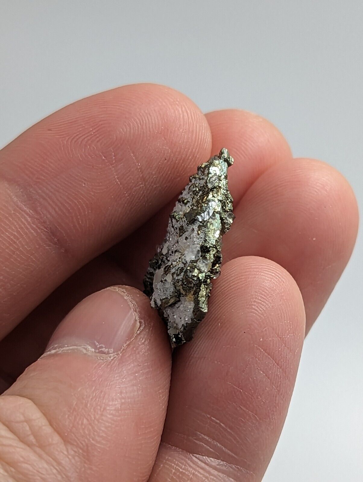 Marcasite with Calcite Linwood Mine Iowa USA - Collectibles:Rocks Fossils & Minerals:Crystals Mineral Specimens:Display