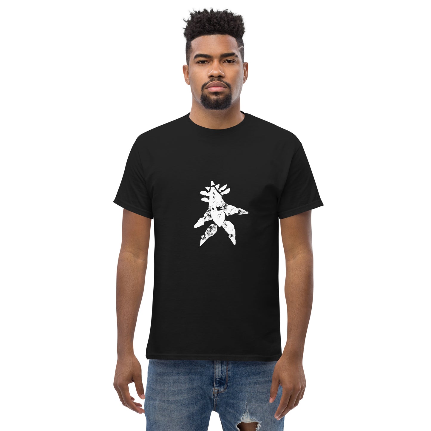 Crystal Creature #8 Tee (White Ink), unisex/mens/womens - Arkansas Minerals