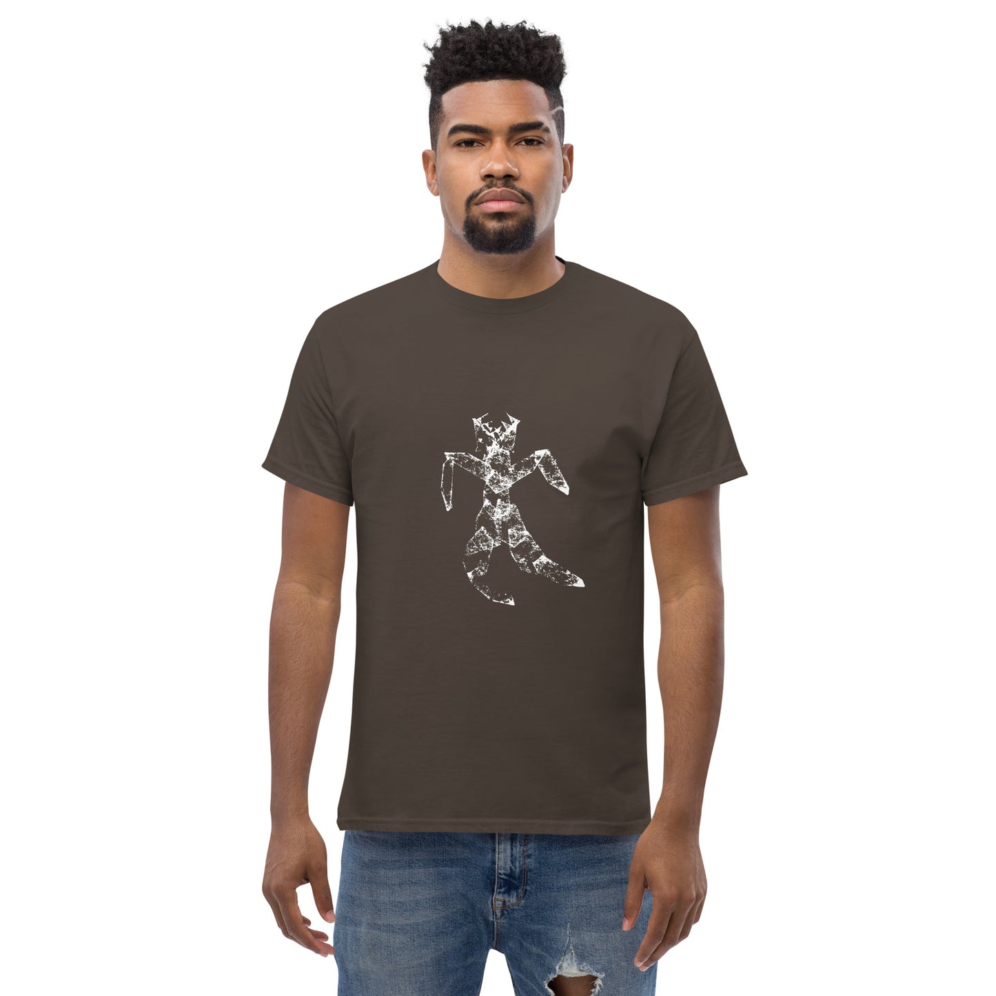 Crystal Creature #3 Tee (White Ink), unisex/mens/womens - Arkansas Minerals