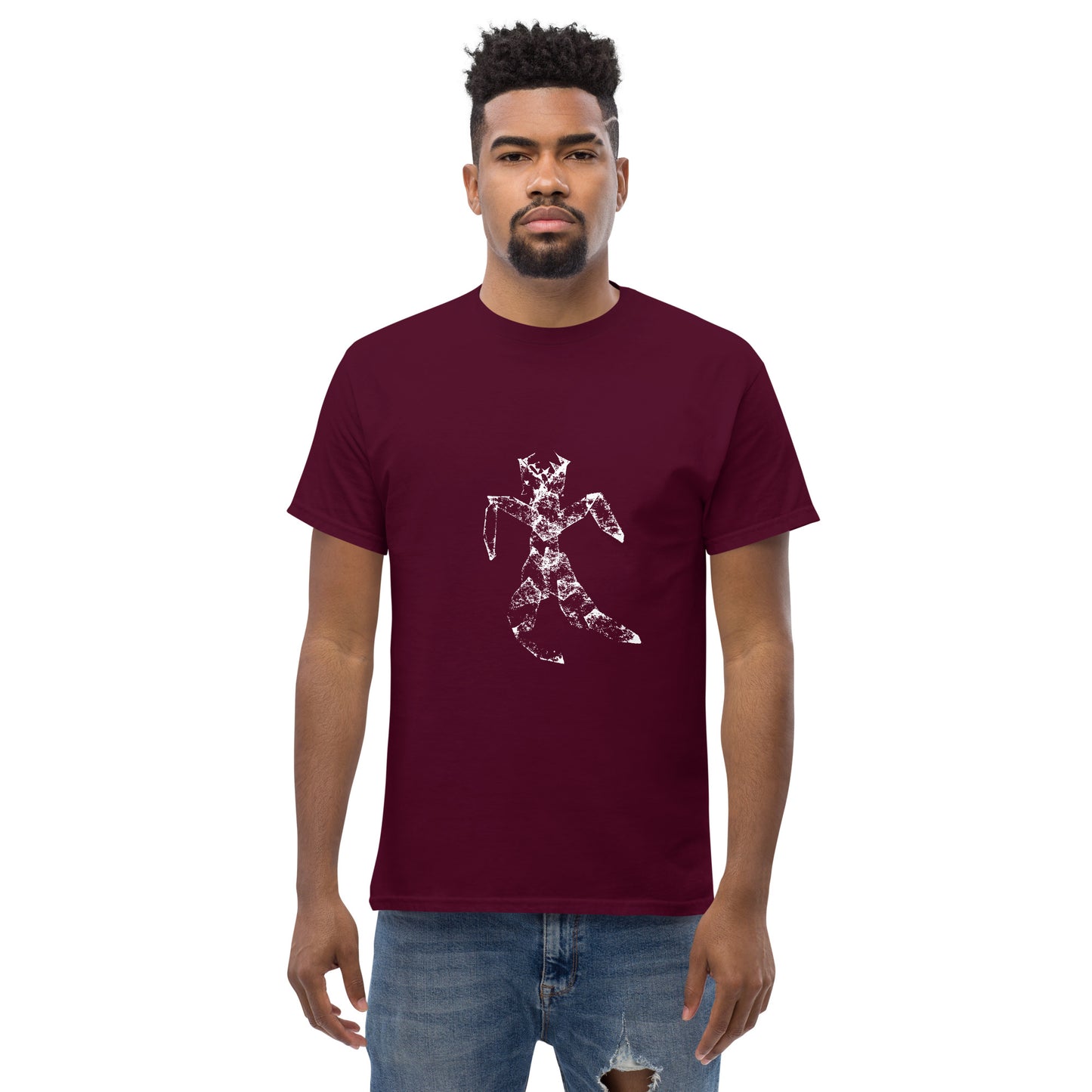 Crystal Creature #3 Tee (White Ink), unisex/mens/womens - Arkansas Minerals