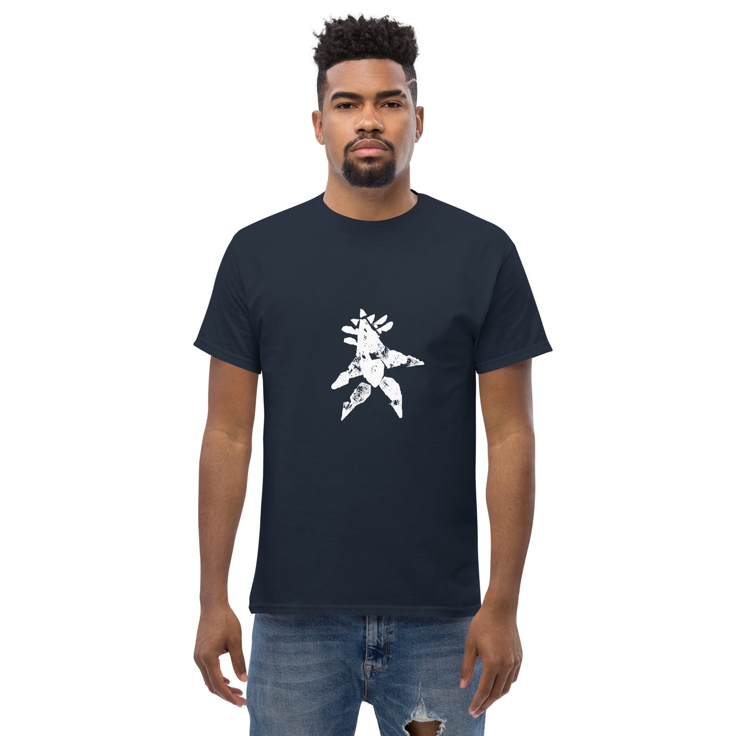Crystal Creature #8 Tee (White Ink), unisex/mens/womens - Arkansas Minerals