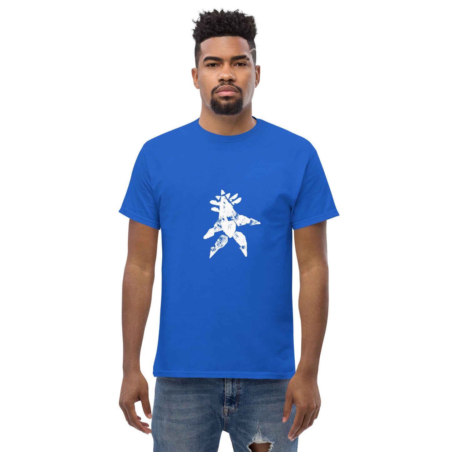 Crystal Creature #8 Tee (White Ink), unisex/mens/womens - Arkansas Minerals