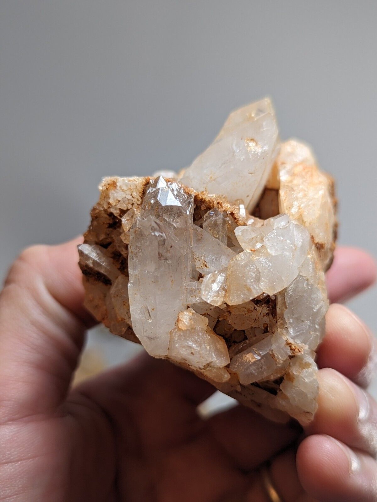 Mystery set of 10 mixed-grade Quartz Crystals for Home and Garden- Arkansas USA - Collectibles:Rocks Fossils &