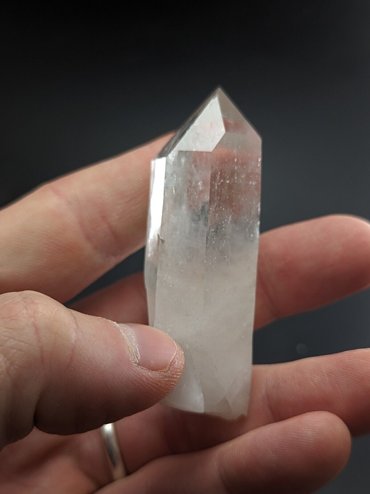 Old Stock Clear Quartz Crystal Point - Montgomery County Arkansas ooak - Collectibles:Rocks Fossils & Minerals:Crystals