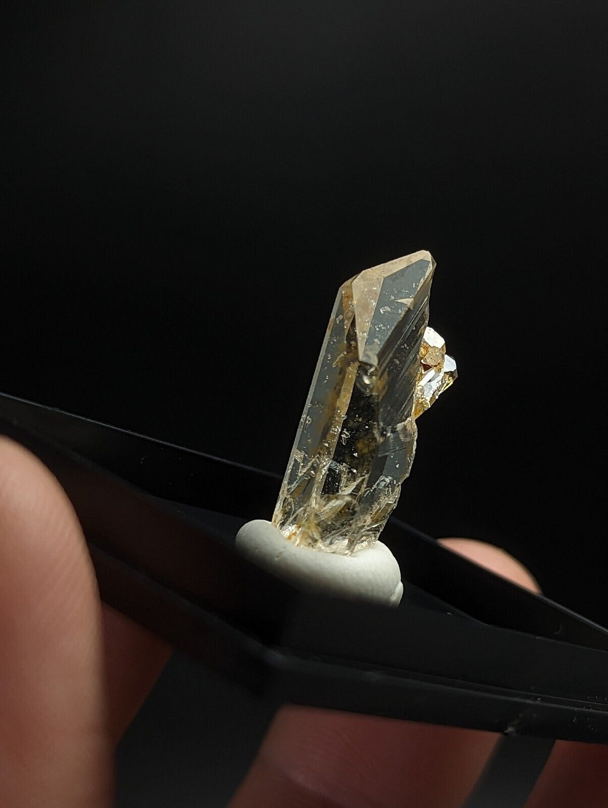 Quartz - Unique A + Optical Crystal w/ photo case - Old Stock - Arkansas ooak - Collectibles:Rocks Fossils &