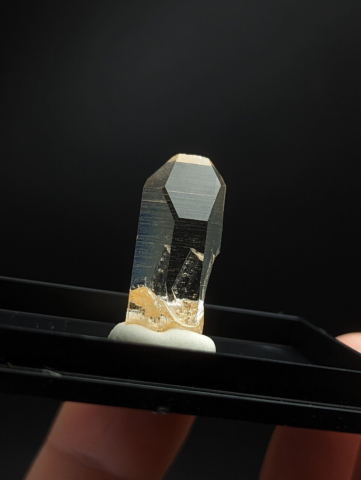 Quartz - Unique Optical Crystal w/ case - Old Stock - Arkansas USA ooak - Collectibles:Rocks Fossils &