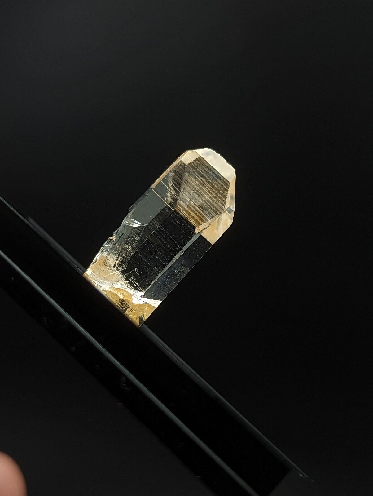 Quartz - Unique Optical Crystal w/ case - Old Stock - Arkansas USA ooak - Collectibles:Rocks Fossils &
