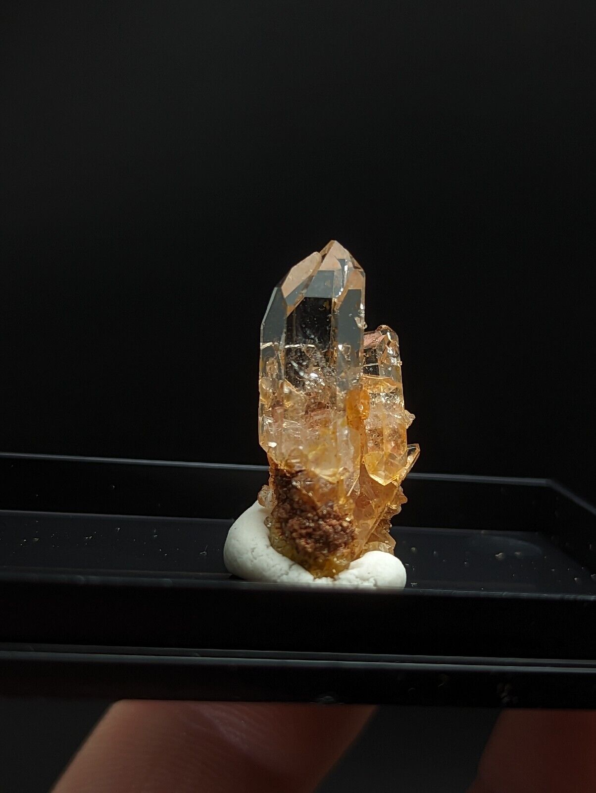 Quartz - Unique Optical Crystal w/ photo case - Old Stock Arkansas ooak - Collectibles:Rocks Fossils &