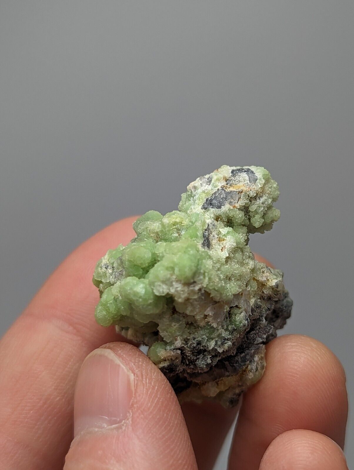 Rare Bright Green Wavellite - Fantastic Specimen - Mauldin Mountain Arkansas - Collectibles:Rocks Fossils &