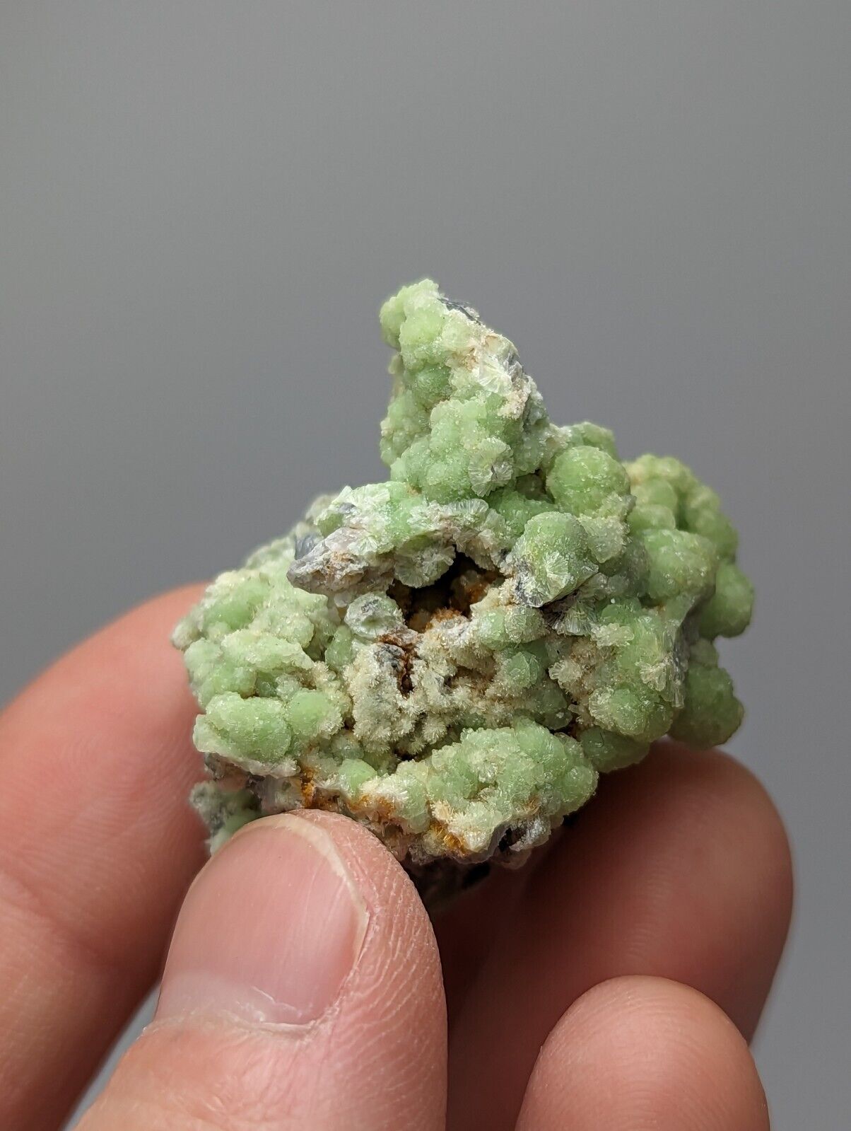 Rare Bright Green Wavellite - Fantastic Specimen - Mauldin Mountain Arkansas - Collectibles:Rocks Fossils &