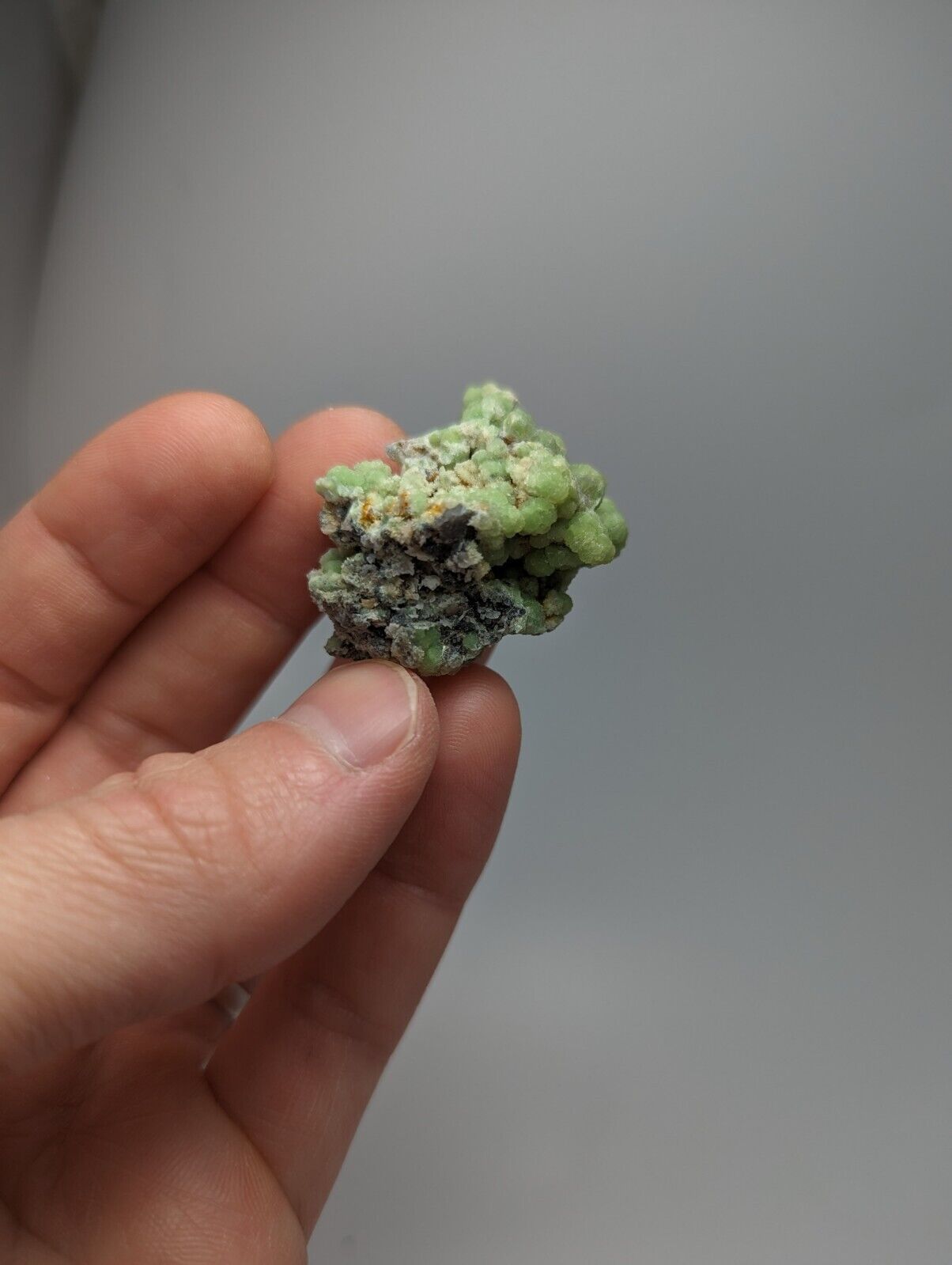 Rare Bright Green Wavellite - Fantastic Specimen - Mauldin Mountain Arkansas - Collectibles:Rocks Fossils &