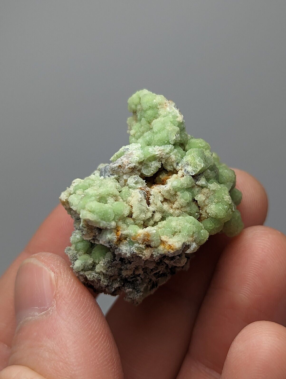 Rare Bright Green Wavellite - Fantastic Specimen - Mauldin Mountain Arkansas - Collectibles:Rocks Fossils &