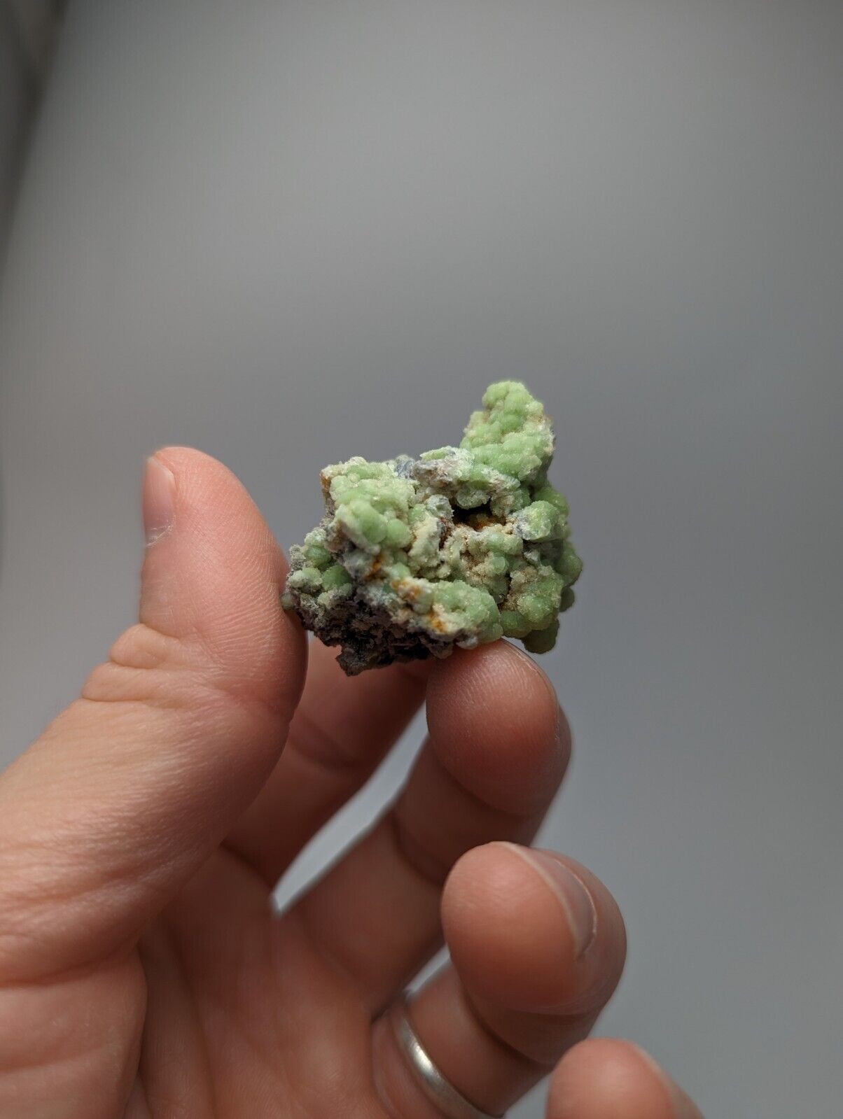 Rare Bright Green Wavellite - Fantastic Specimen - Mauldin Mountain Arkansas - Collectibles:Rocks Fossils &