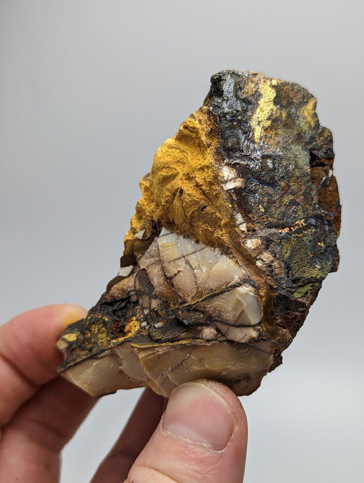 Rare Cacoxenite Rockbridgeite Kidwellite Etc -York Mine Polk Co Arkansas - Collectibles:Rocks Fossils &