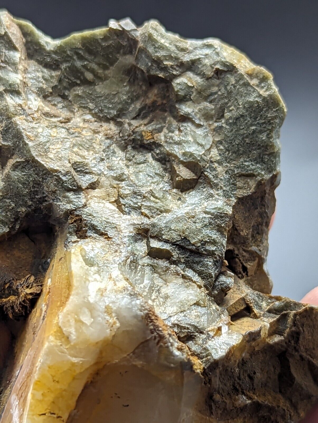 Rare Green Quartz Crystal Half Cut/Polished Saline County Arkansas Old Stock - Collectibles:Rocks Fossils &