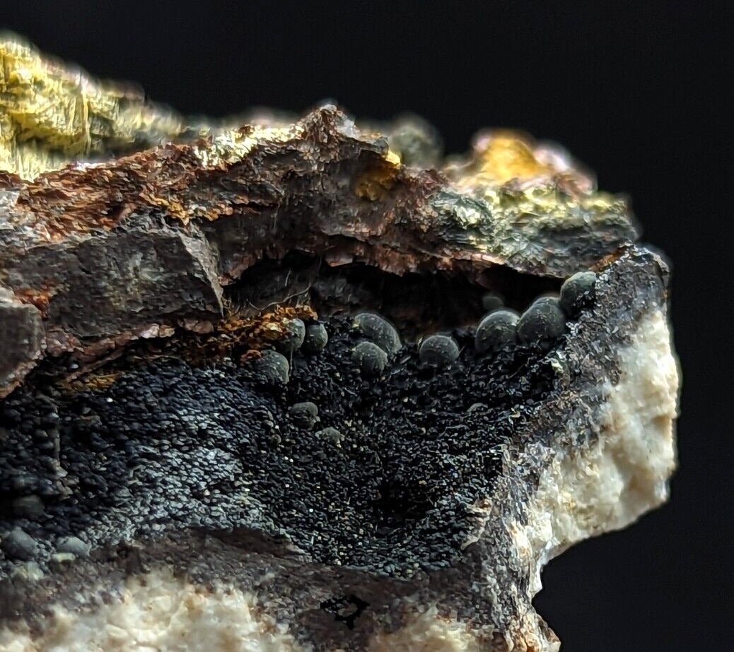 Rare Iron Phosphates Combo (Elenorite Cacoxenite etc) Polk County Arkansas - Collectibles:Rocks Fossils &