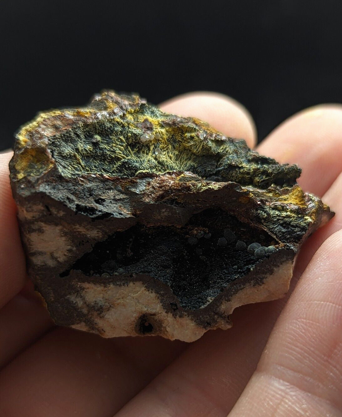 Rare Iron Phosphates Combo (Elenorite Cacoxenite etc) Polk County Arkansas - Collectibles:Rocks Fossils &