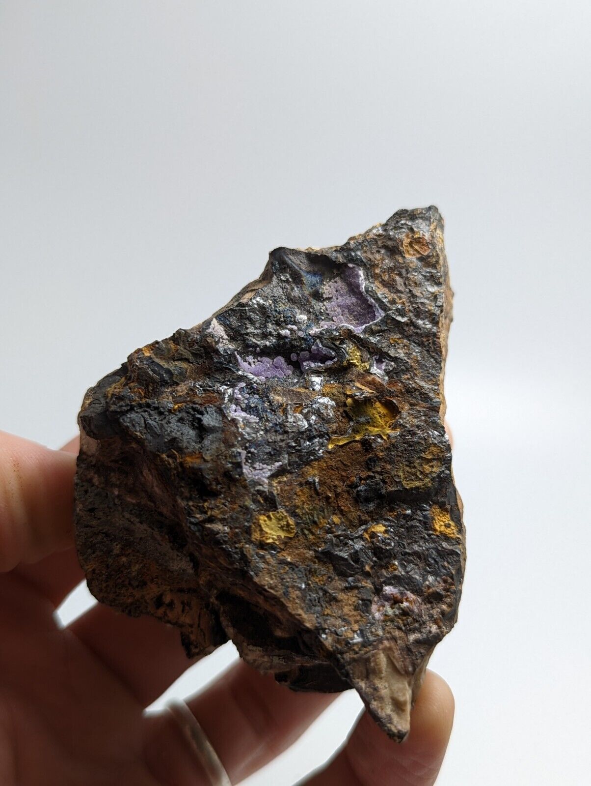 Rare Strengite Natural Rainbows Kidwellite Cacoxenite RARE Polk Co Arkansas - Collectibles:Rocks Fossils &