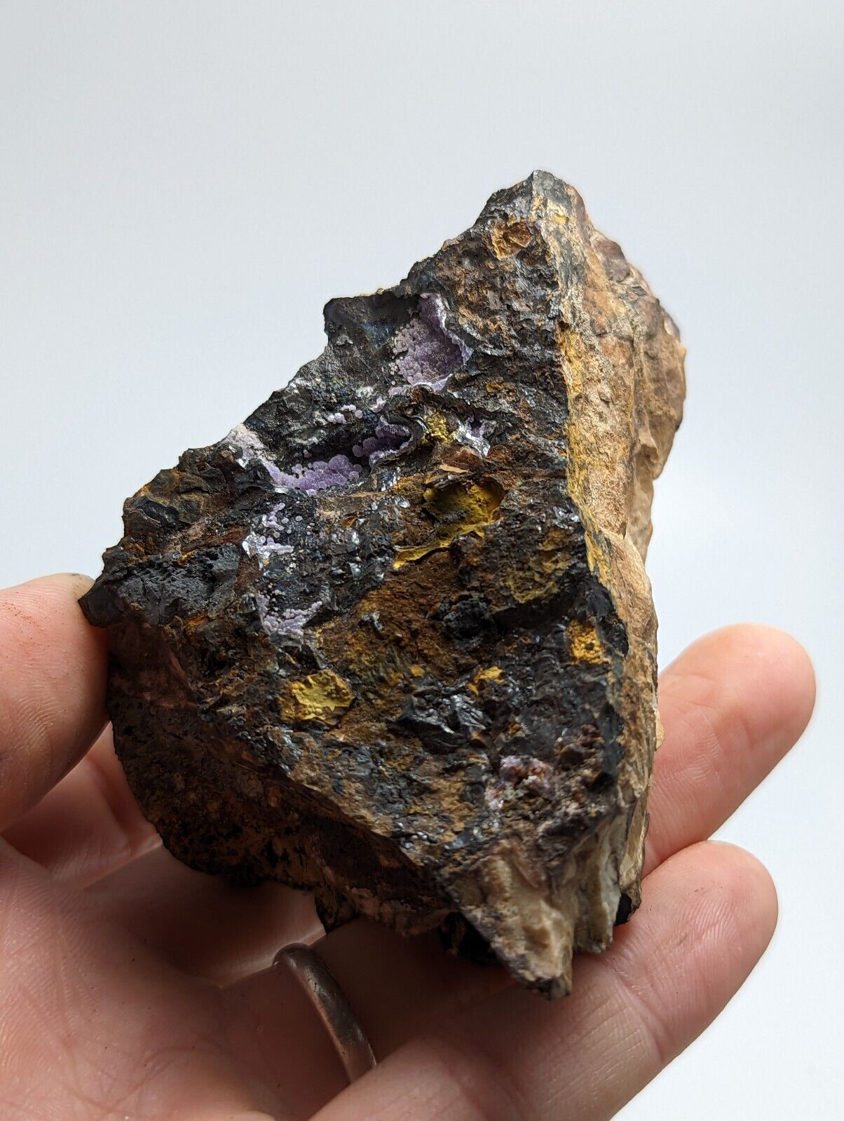 Rare Strengite Natural Rainbows Kidwellite Cacoxenite RARE Polk Co Arkansas - Collectibles:Rocks Fossils &