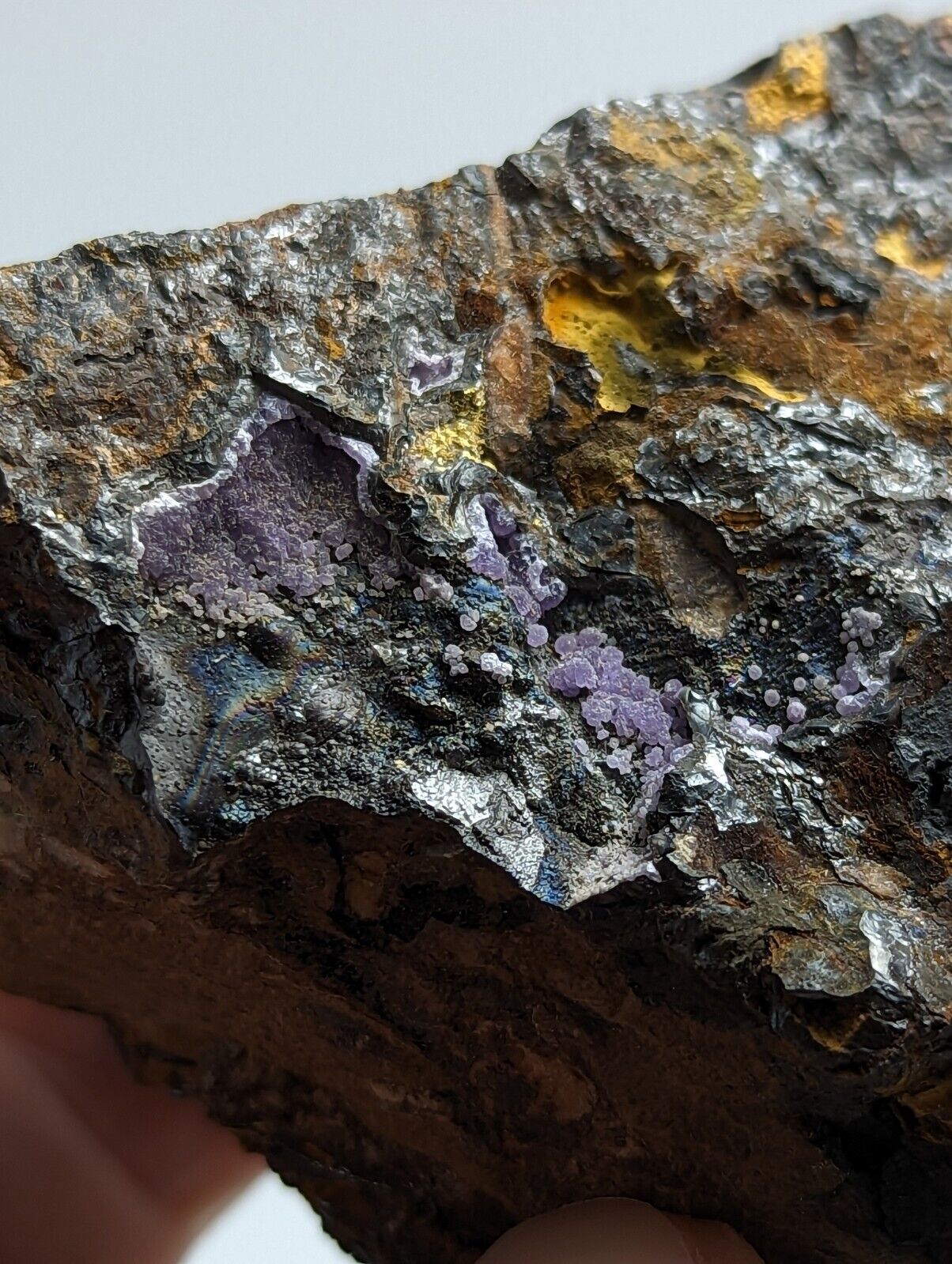 Rare Strengite Natural Rainbows Kidwellite Cacoxenite RARE Polk Co Arkansas - Collectibles:Rocks Fossils &