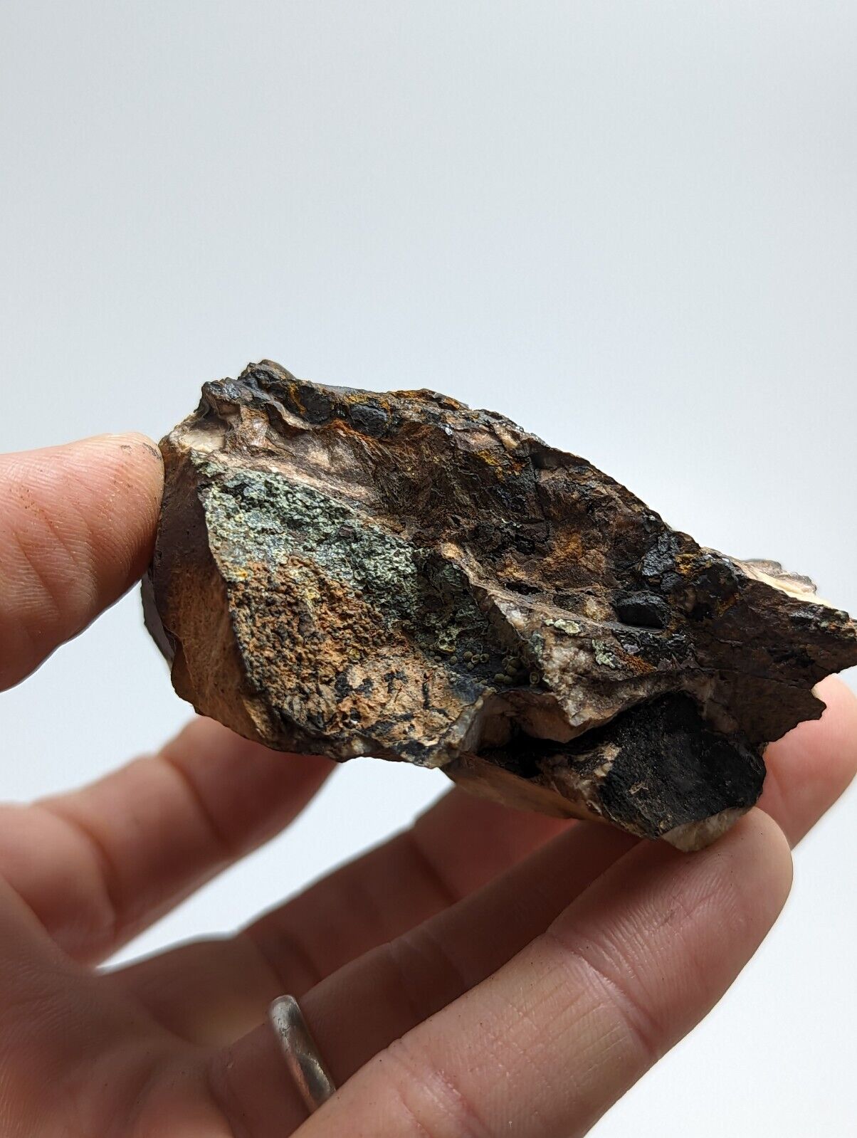 Rare Strengite Natural Rainbows Kidwellite Cacoxenite RARE Polk Co Arkansas - Collectibles:Rocks Fossils &