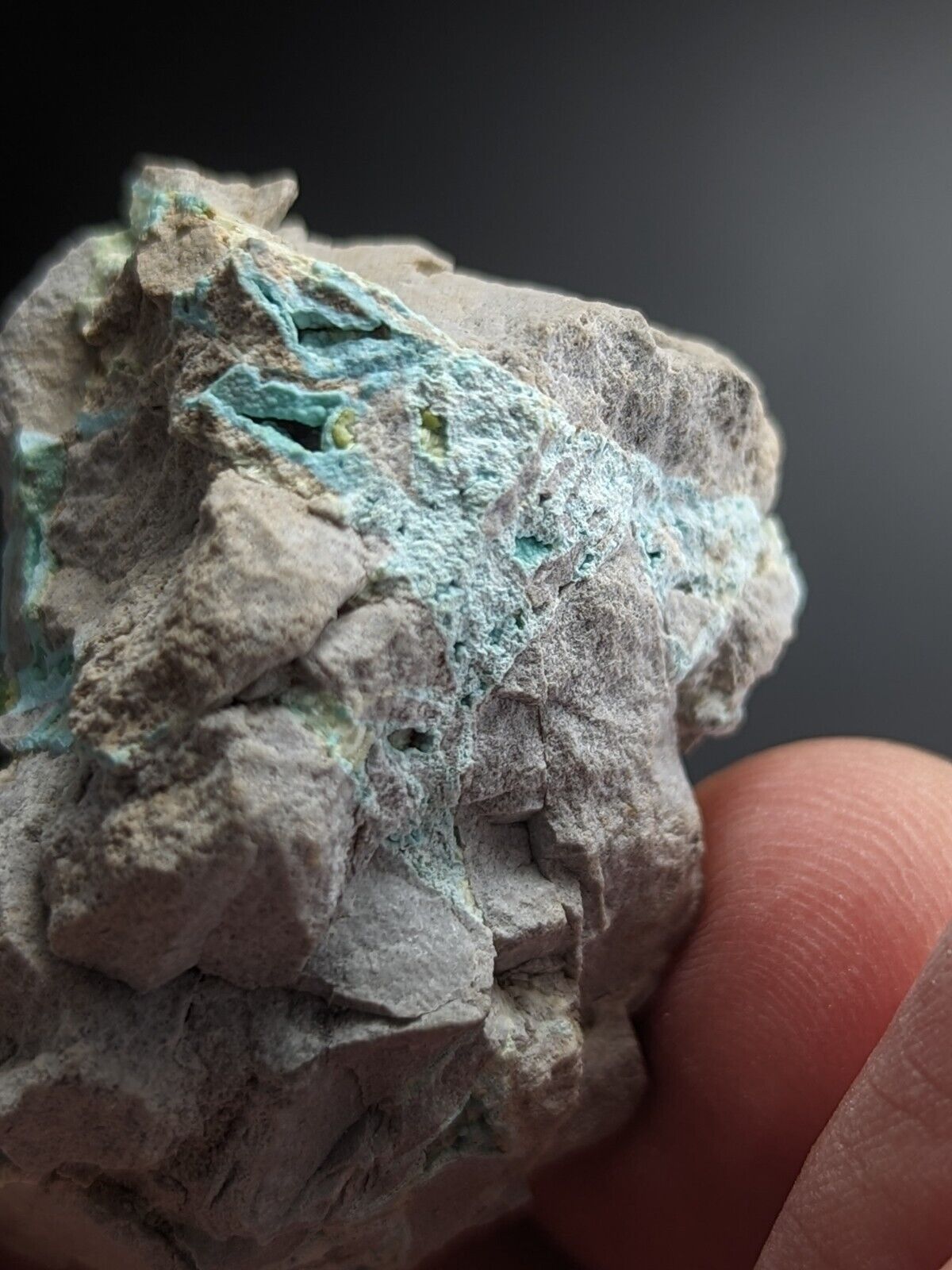 Rare Wavellite on Rashleighite Polk County Arkansas Old Stock ex Delinde - Collectibles:Rocks Fossils &