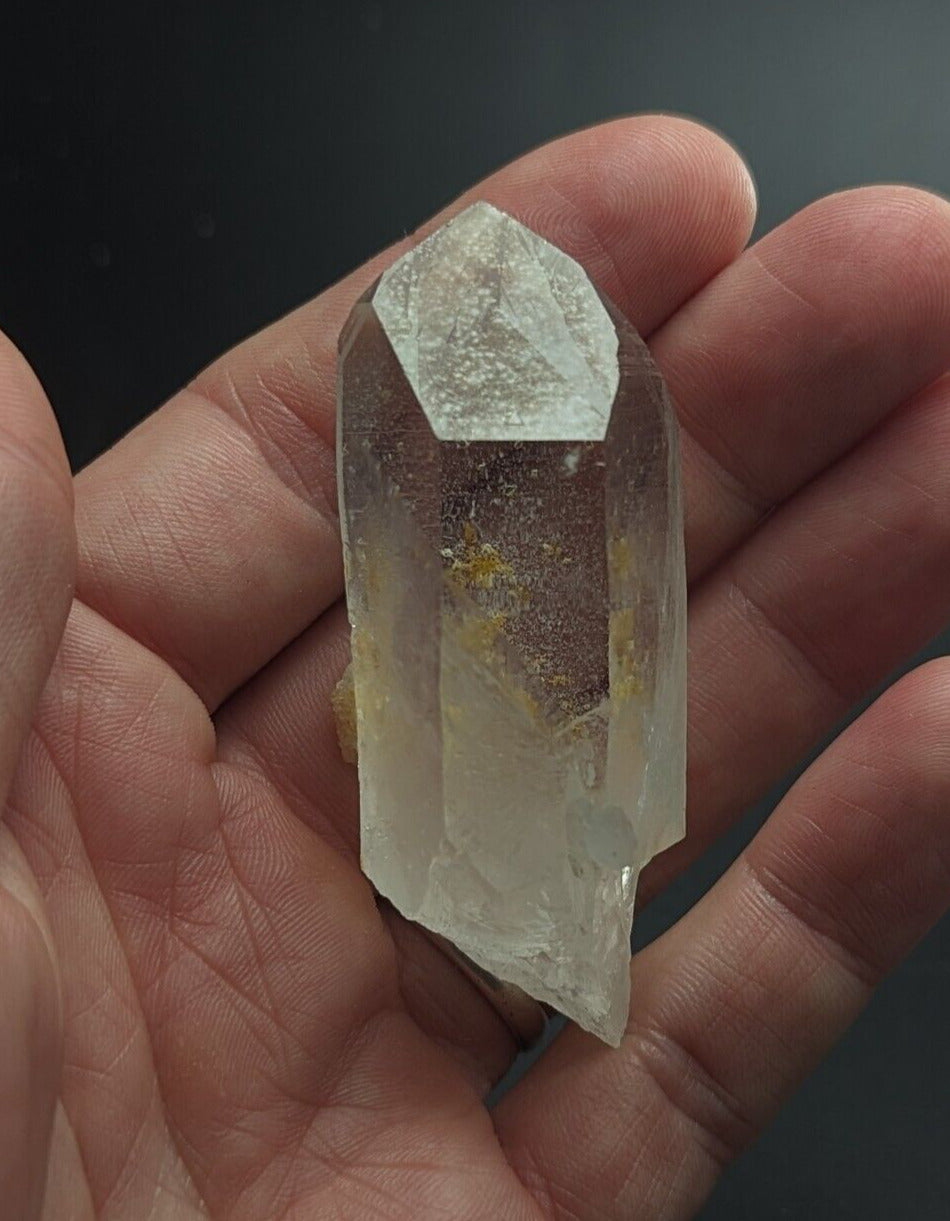Record Keeper Quartz Crystal Point Old Stock Garland County Arkansas ooak - Collectibles:Rocks Fossils &
