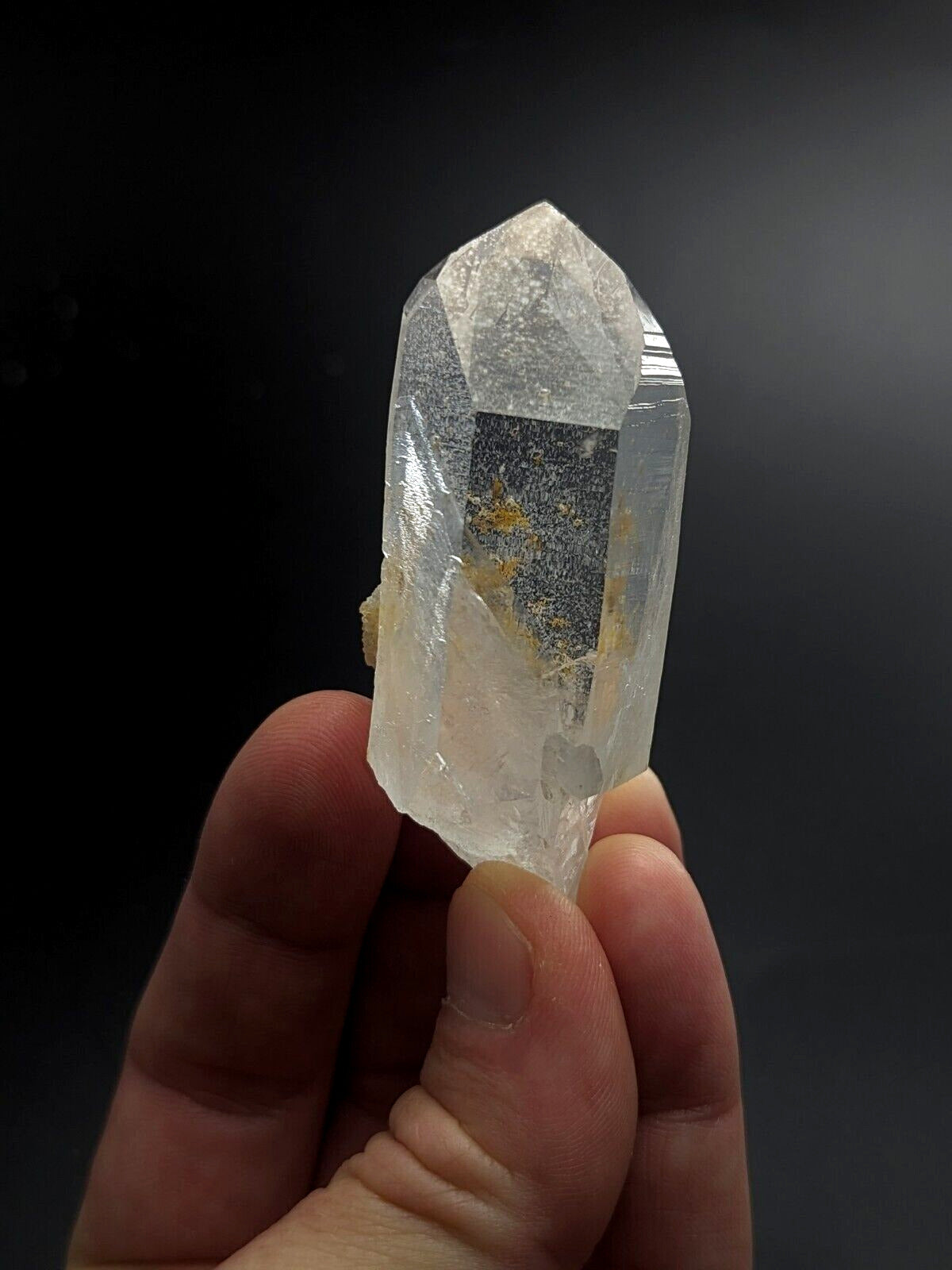 Record Keeper Quartz Crystal Point Old Stock Garland County Arkansas ooak - Collectibles:Rocks Fossils &