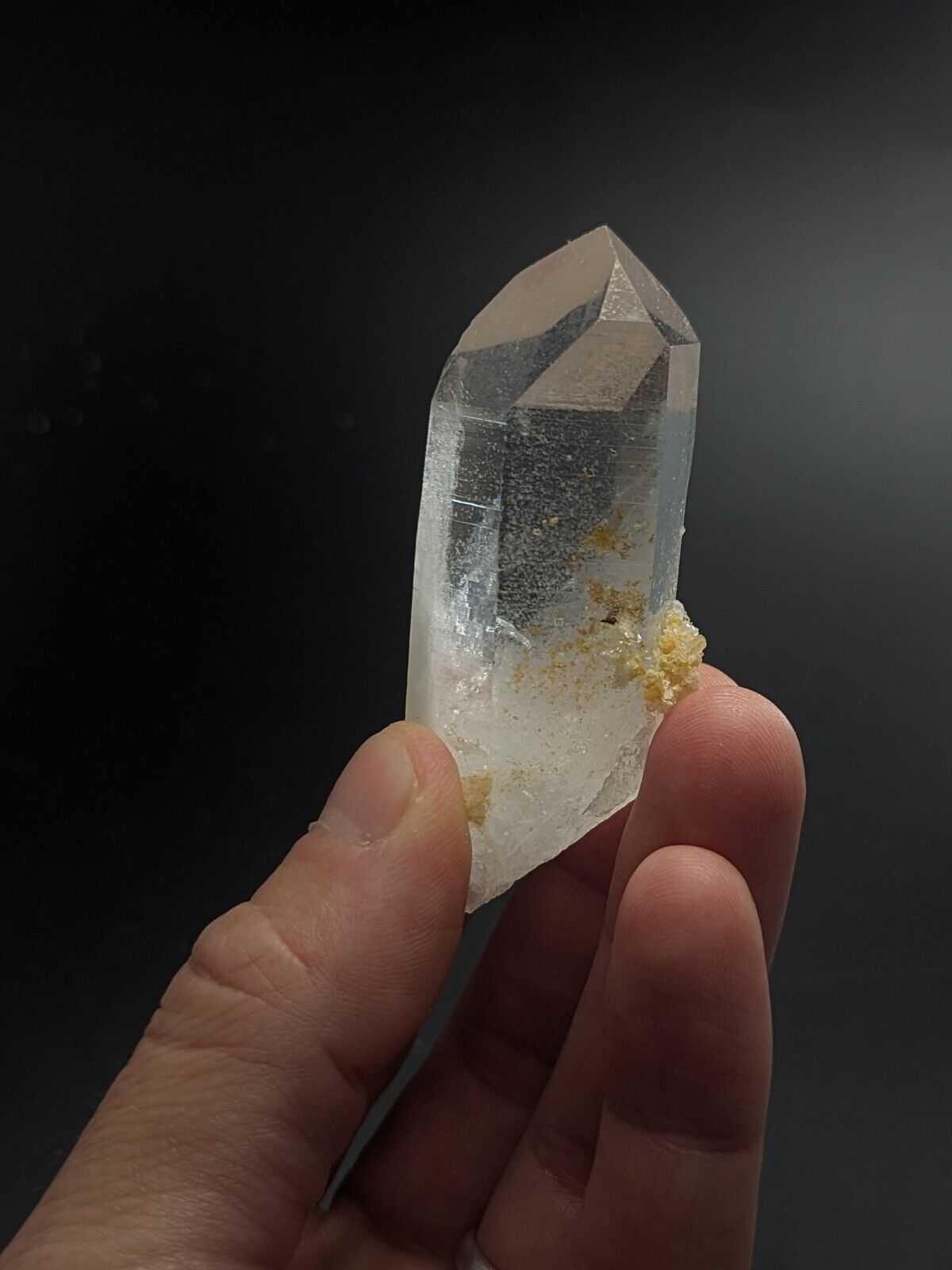Record Keeper Quartz Crystal Point Old Stock Garland County Arkansas ooak - Collectibles:Rocks Fossils &