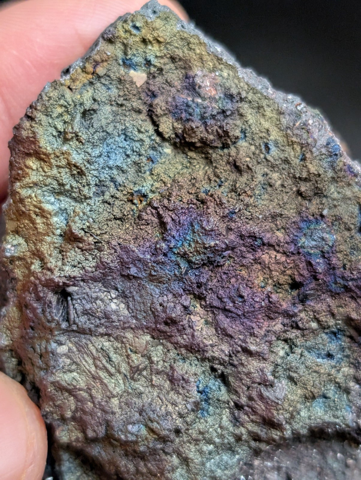 Set of 2 Turgites Iridescent Hematite Specimens Graves Mountain Georgia OOAK - Collectibles:Rocks Fossils &