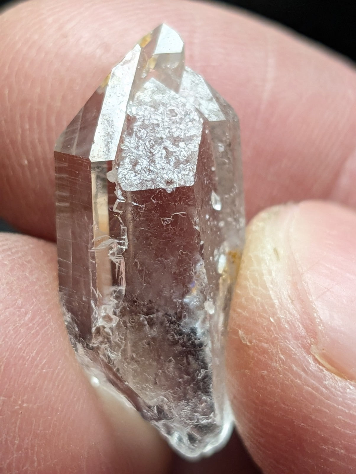 Set of 3 A + Quartz Crystals water clear Garland County Arkansas USA OOAK - Collectibles:Rocks Fossils &