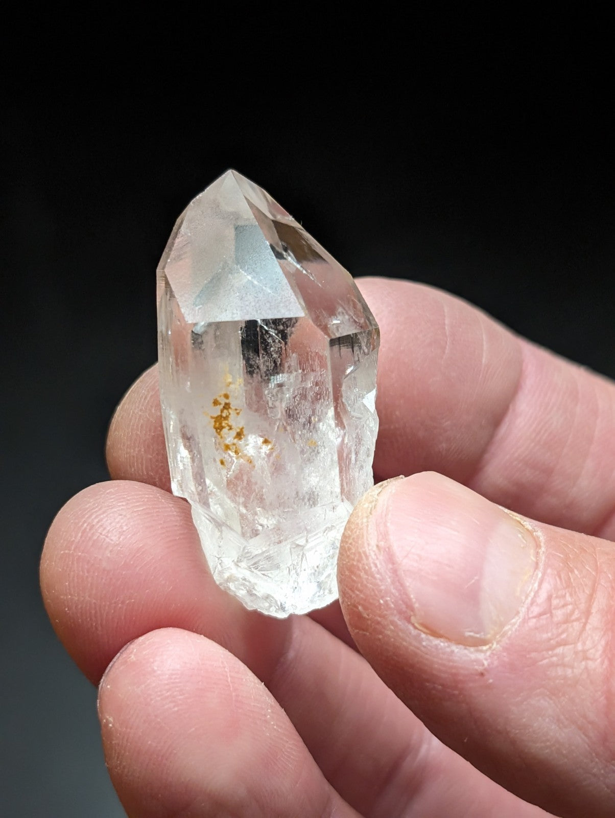 Set of 3 A + Quartz Crystals water clear Garland County Arkansas USA OOAK - Collectibles:Rocks Fossils &